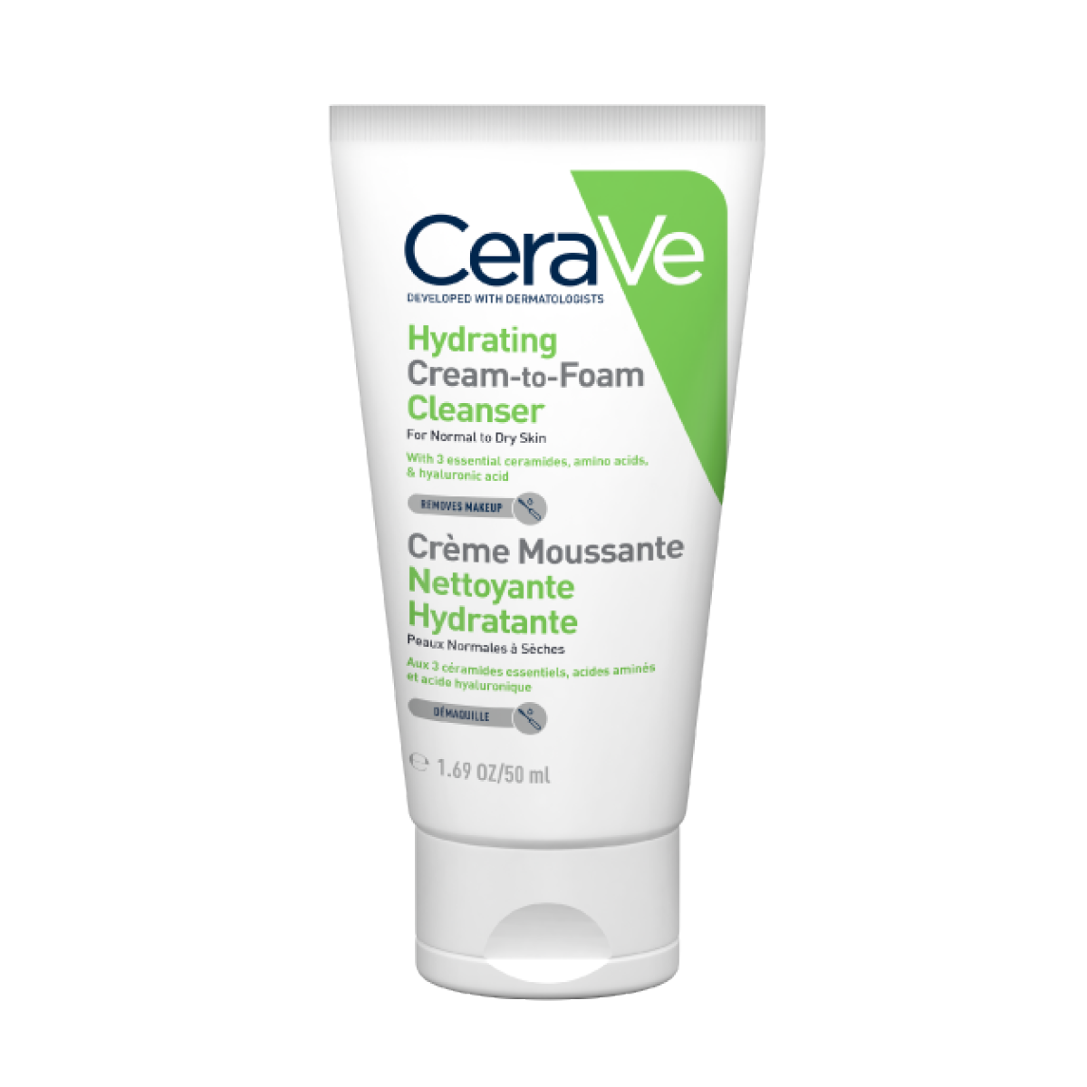 Με αγορές αντηλιακών CeraVe ΔΩΡΟ HYDRATING CREAM TO FOAM CLEANSER 50ml