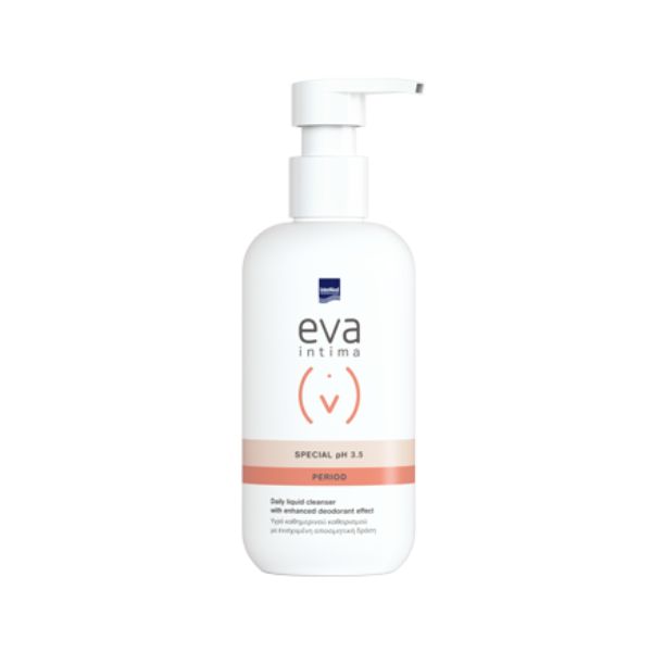 Με αγορές προϊόντων αξίας 30€ και άνω από την Eva ΔΩΡΟ Υγρό Καθημερινού Καθαρισμού Special pH 3.5 PERIOD 250ml