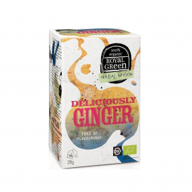 Royal Green Βιολογικό Aφέψημα Deliciously Ginger 16 φακελάκια 27gr