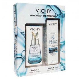 Vichy Promo Mineral 89 Ενυδατικό Booster Προσώπου 50 ml & Δώρο Aqualia Thermal Light Κρέμα Προσώπου Ελαφριάς Υφής 30 ml
