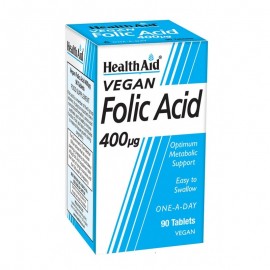 Φολικό Οξύ Folic Acid (400mg) Health Aid Tabs 90 Τμχ