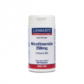 Lamberts Νιασίνη 250mg Nicotinamide 250mg Vitamin B3 100tabs