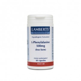Lamberts Συμπλήρωμα Διατροφής Φαινυλαλανίνη L Phenylalanine 60caps