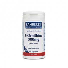 LAMBERTS L ORNITHINE 500MG 60CAP