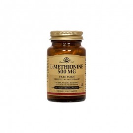 Συμπλήρωμα Διατροφής για Προστασία Ήπατος Μαλλιών & Δέρματος  L-Methionine 500mg Solgar 30vcaps