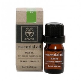 Αιθέριο Έλαιο Βασιλικού Essential Oil Basil Apivita 5 ml