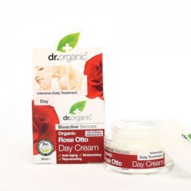 Κρέμα Ημέρας με Βιολογικό Έλαιο Τριαντάφυλλου Organic Rose Otto Day Cream Dr. Organic 50 ml