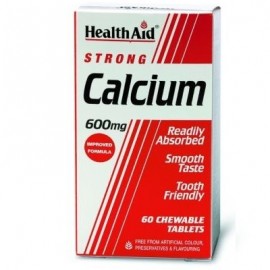 Ασβέστιο Calcium (600mg) Health Aid Tabs 60 Τμχ