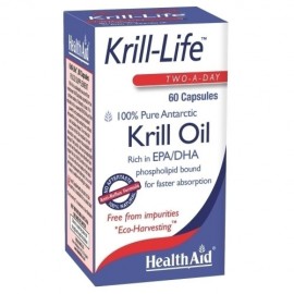 Έλαιο Για Την Υγεία Της Καρδιάς Krill-Life Health Aid Caps 60 Τμχ