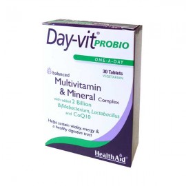 Συνδυασμός Βιταμινών Με Προβιοτικά Day-Vit Probio Health Aid Tabs 30 Τμχ