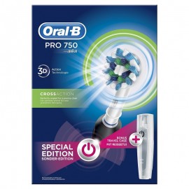 Ηλεκτρική Οδοντόβουρτσα Pro 750 Cross Αction Special Edition Black Oral B 1 τμχ