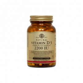 Solgar Βιταμίνη D3 2200IU 55 μg Vitamin D3 2200IU 55 μg  100 τμχ