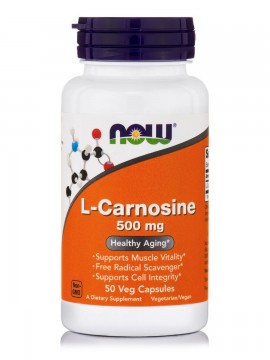 L-Καρνοσίνη 500mg L-Carnosine 500mg Now 50vcaps