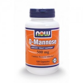 Συμπλήρωμα Διατροφής Για Υγεία Ουροποιητικού Συστήματος D-Μαννόζη 500mg D-MAnnose 500 mg Now 120 caps