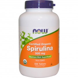 Σπιρουλίνα 500mg Spirulina Now 100 tabs