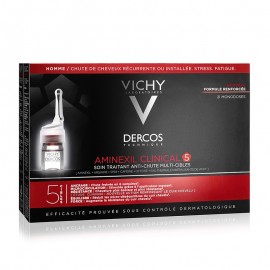 Θεραπεία Κατά της Αντρικής Τριχόπτωσης Dercos Clinical 5 Vichy 21 x 6ml