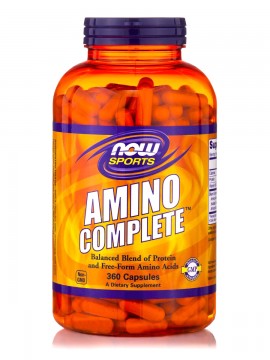 Φόρμουλα Αμινοξέων Amino Complete 750 mg Now Sports 360 caps