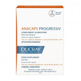 Συμπλήρωμα Διατροφής Κατά της Τριχόπτωσης Anacaps Progressiv Ducray 30 caps