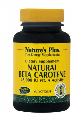 Natures Plus Φυσική Βήτα Καροτίνη Natural Beta Carotene 90 caps