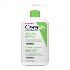 Ενυδατική Κρέμα Καθαρισμού Πρόσωπο & Σώμα Κανονική/Ξηρή Επιδερμίδα  Hydrating Cleanser For Normal To Dry Skin Cerave 473 ml
