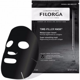 FILORGA TIME FILLER MASK SUPER-SMOOTHING MASK BLACK FIBER TECHNOLOGY COLLAGEN COMPLEX 1TMX