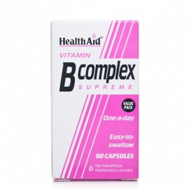 Σύμπλεγμα Βιταμινών Β Vitamin B Complex Health Aid Caps 90 Τμχ