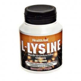 Για Την Παραγωγή Πρωτεϊνών Και Ενέργειας L-Lysine (500mg) Health Aid Tabs 60 Τμχ