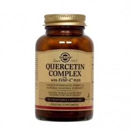 Κουερσετίνη με βιταμίνη C, Quercetin Complex Solgar Caps 50 τμχ