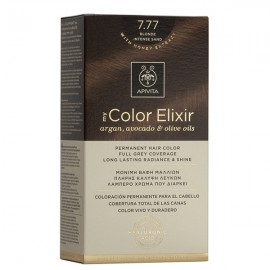 Βαφή Μαλλιών Ξανθό Έντονο Μπεζ 7.77 My Color Elixir Apivita 50 ml
