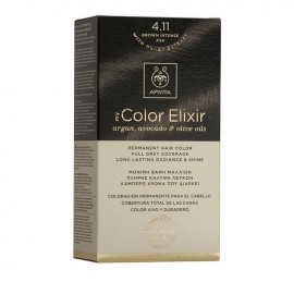 Βαφή Μαλλιών Καστανό Έντονο Σαντρέ 4.11 My Color Elixir Apivita 50 ml