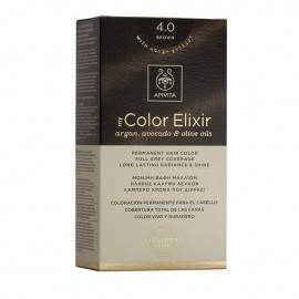 Βαφή Μαλλιών Καστανό 4.0 My Color Elixir Apivita 50 ml
