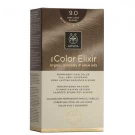 Βαφή Μαλλιών Ξανθό Πολύ Ανοιχτό 9.0 My Color Elixir Apivita