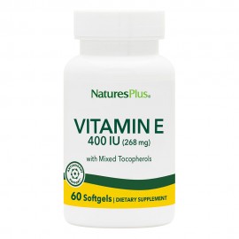 Βιταμίνη Ε 400IU Μείγμα Από Τοκοφερόλες Mixed Tocopherol E 400IU Natures Plus 60 Softgels