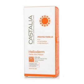 Αντηλιακή Κρέμα Προσώπου Πολύ Υψηλής Προστασίας με μη Λιπαρή Υφή Helioderm Creme SPF50+ Castalia 50 ml