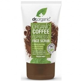 Απολεπιστικό Προσώπου Coffee Espresso Face Scrub with Fresh Mint Dr. Organic 125 ml