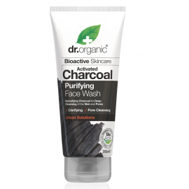 Υγρό Καθαριστικό Προσώπου με Ενεργό Άνθρακα Activated Charcoal Purifying Face Wash Dr.Organic 200 ml