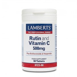 Lamberts Συμπλήρωμα για την Αντοχή των Αιμοφόρων Αγγείων  Rutin & Vitamin C 90 tabs