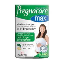 Vitabiotics Συμπλήρωμα για τη Μέγιστη Διατροφική Υποστήριξη των Γυναικών κατά την Περίοδο της Εγκυμοσύνης Pregnacare Max 56 tabs + 28 caps