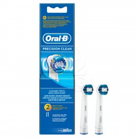 Oral-B  Ανταλλακτικές Κεφαλές για Ηλεκτρική Οδοντόβουρτσα Precision Clean  2τμχ