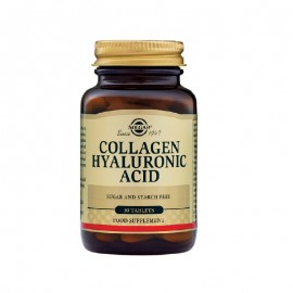 Solgar Υαλουρονικό Οξύ Και Κολλαγόνο Collagen Hyaluronic Acid  30 tabs