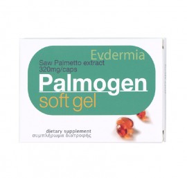 Συμπλήρωμα Διατροφής Για Την Αντιμετώπιση Της Τριχόπτωσης Saw Palmetto Extract 320 mg Palmogen Evdermia 30 caps