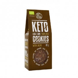 Βιολογικά Μπισκότα Κακάο Κετογονικής Δίαιτας Keto Cookies Cacao Diet Food 80 gr