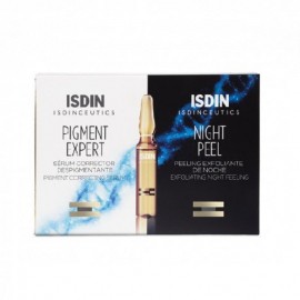 Ορός Διόρθωσης Της Χρώσης Του Δέρματος & Απολέπιση Νύχτας Pigment Expert Night Peel Isdin 20ampules x 2 ml
