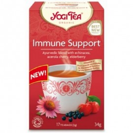 Βιολογικό Αγιουβερδικό Τσάι Immune Support Yogi Tea 17 φακελάκια