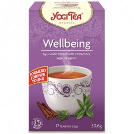 Βιολογικό Αγιουβερδικό Τσάι Wellbeing (Forever Young) Yogi Tea 17 φακελάκια
