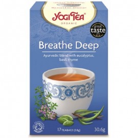 Βιολογικό Αγιουβερδικό Τσάι Breathe Deep Yogi Tea 17 φακελάκια
