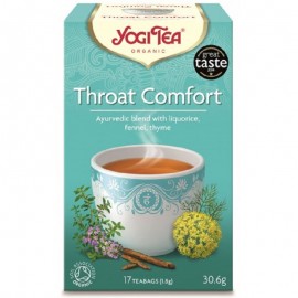 Βιολογικό Αγιουβερδικό Τσάι Throat Comfort Yogi Tea 17 φακελάκια