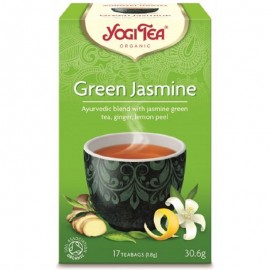 Βιολογικό Αγιουβερδικό Τσάι Green Jasmine Yogi Tea 17 φακελάκια