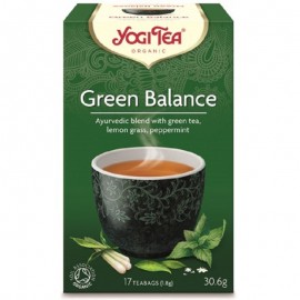 Βιολογικό Αγιουβερδικό Τσάι Green Balance Yogi Tea 17 φακελάκια
