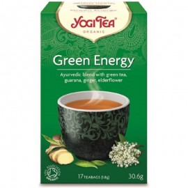 Βιολογικό Αγιουβερδικό Τσάι Green Energy Yogi Tea 17 φακελάκια
